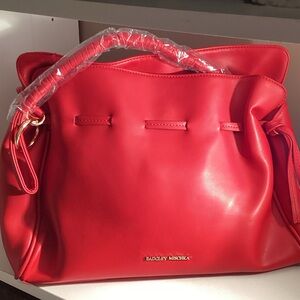 Badgley Mischka Vibrant Red Shoulder Bag